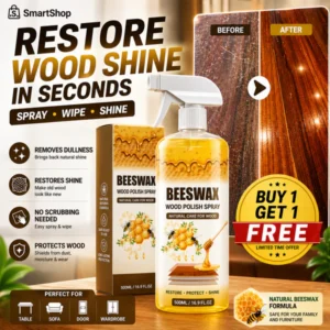 Beeswax Wood Polish Spray (Buy 1 Get 1 Free)